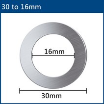 테이블쏘 원형톱 톱다이 . 원형 날 환원 링 변환 링 절단 디스크 목공 도구 절단 와셔, 2pcs 30mm  16mm, 1개