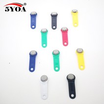 휴대용 전자키 복사기 1개/몫 새로운 도착 iButton 복사 카드 RFID 키 체인 링, 03 파란