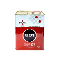 오공 601_3 공업용 산업용 합성 고무 가죽 본드 접착제 3kg, 단품