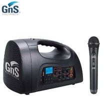 GNS 충전식 이동용 앰프스피커 GA-60 USB SD Card MP3 FM 라디오 고음 저음 조절 무선마이크 1개포함 60와트, 01. 핸드마이크