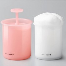 심플 폼클렌징 샴푸 인셀덤 클렌져 세안 거품기 가루 세안제 버블 메이커 다이소, 심플거품기 핑크