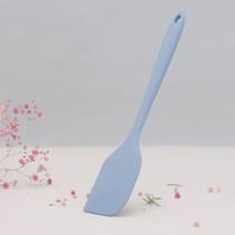 비비또 일체형 실리콘 스파츌라 알뜰 미니 주걱, 01. 블루