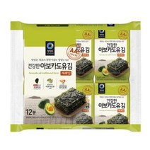 청정원 건강한 아보카도유김 재래김 48g (4gx12P), 1개
