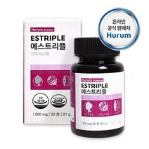 에스트리플 갱년기여성 영양제 식약처인증 건강기능식품 90정 석류 은행잎 추출물 비타민D L-테아닌 홍경천 무부형제 기억력 혈행 안면홍조 개선도움 40대후반 50대 60대 에스트로겐, 900mg