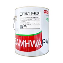 삼화페인트 락카페인트 백색 유광 무광 반광, 무광4L