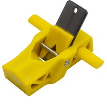 슬라이딩각도절단기 1pc 목공 손 대패 diy 앵글 커터 이지 커팅 베어링 스틸 블레이드 하단 가장자리 annatto 대패 목수 도구, 108mm 옐로우