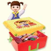 콩순이 싹뚝 테이블 보관함 요리놀이