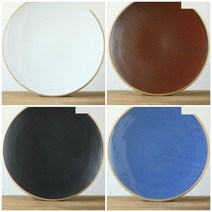 도봉물산특가_[국내산] 이천도자기 담소 원부페 3호 접시 32cm 도자기 그릇, 도봉 쿠팡 블랙, 도봉 쿠팡 본상품선택