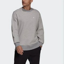 아디다스 ADIDAS 퍼포먼스 M 퓨쳐아이콘 CC크루 남녀공용 넉넉한핏 그레이 맨투맨 H45372