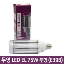 두영 LED 전구 투명 40W 50W 75W E26 E39 에너지1등급 큰소켓 공장등 실외등 보안등, 09. 두영 LED전구 투명 75W E39B_주광색