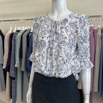 케이엘 KL SH02 에스닉패턴 블라우스 IV KGBLLF9000