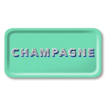 야미다 샴페인 사각 쟁반 트레이 민트그린 jamida, 기본