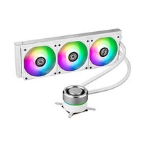 리안리 GA360A Galahad AIO 360 RGB 화이트 CPU 액체 냉각기 GA360A.01 (LGA 1700 브래킷 포함) WHITE, white_360mm | GALAHAD AIO + LG