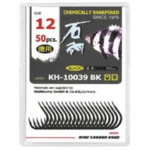 금호 KS-292 덕용 돌돔 블랙니켈 낚시바늘, 12호, 1개