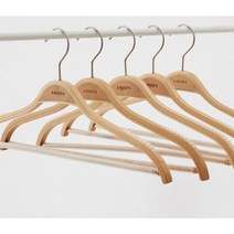 한샘 우드 상의용 옷걸이, 1개, 한샘 우드 옷걸이