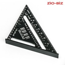목공 삼각자/취목용 제도용 알루미늄 눈금자 각도기 각도자 연귀자 마킹자 선긋기 직각자 철직자 목공용자, 목공 삼각자(7인치), 단품