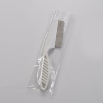 휴대용 애완 동물 벼룩 진드기 제거제 개 고양이 스테인레스 스틸 컴포트 헤어 손질 빗 이가 제거 클리너, [01] WHITE