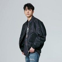 BUCKAROO 버커루 봄 가을 30% 이기 베스트 남성 등판 레터링 자수 나일론 점퍼