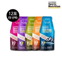 코오롱 스포츠뉴트리션 퍼펙트 파워젤(스포츠 에너지젤) 12팩 맛택1 (마라톤 자전거 테니스 철인3종 운동 보충제), 아이스블루