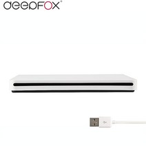 디비디플레이어 CD리더기 씨디롬 12.7mm usb 2.0 dvd rw 인클로저 케이스 dvd ide 광학 드라이브의 외부 슬롯 macbook 노트북 ecd018 용 슈퍼, 하얀