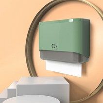 오즈리빙 반투명 핸드타올 케이스 벽걸이 디스펜서 페이퍼타올 티슈 홀더, 반투명핸드타올케이스, 네이비