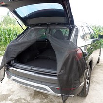 라온파인 차박 트렁크 모기장 자동차모기장 자석 차량 방충망 차량용 텐트 차량 햇빛 가리개 SUV, M(120Cm)