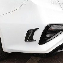 JS automotive 전차종 3D 입체 샤크 상어 아가미 휀다 사이드 가니쉬 에어덕트 에어벤트 몰딩 실외 인테리어 악세사리 튜닝용품, 화이트2P