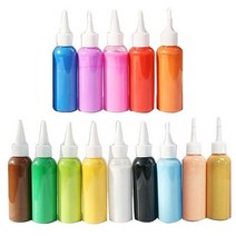 꼬미상점 문구사무/우드락물감(약 100ml/백색/유니아트)X12개