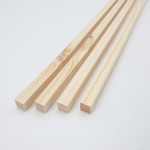 아이베란다 소나무 12x12x800mm 목재쫄대 나무쫄대 각목 원목 (3개묶음), 3개