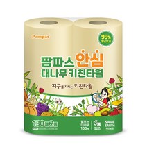 메가벤더 친환경 뱀부 대나무 키친타올 130매24롤, 단품