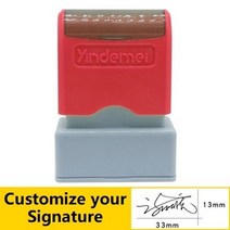 문구 세트 스크랩북 카드에 대한 개인화 된 서명 스탬프 결혼식 교사 스탬프 날짜 스탬프 손 쓰기 리필 가능한 사전 잉크 스탬프, 빨간색