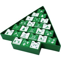 어드벤트 캘린더 그린트리 잊지못할 추억만들기 크리스마스 선물, 단일사이즈