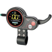 전동킥보드 계기판 대시보드 키박스 스루틀 자전거 속도계 디스플레이, 48V충전기(리튬배터리사용)