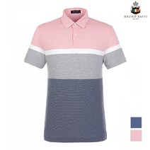 인디안 BRUNO BAFFI 컬러블럭 코튼 반팔 티셔츠_MKOASVM3311