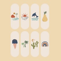 아이엠 바캉스 모모밴드 핑거그립밴드 그립톡 핸드폰 거치대, 돌고래