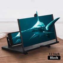 스마트폰 스크린 확대기 12인치, 검정, 1개