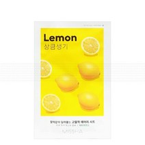 미샤 에어리 밀착 시트마스크 19g(레몬)10매