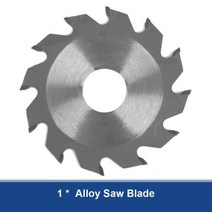 벤치레스선반 공예 목공선반 로구로 소형선반미니 다기능 테이블 톱 전기 데스크탑 가정용 소형 DIY 절단, 04 Alloy saw blade only_02 EU