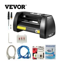 vevor 비닐 커터 플로터 14quot patten plotter 커터 그래프 비즈니스 기호 스티커 절단 만들기 signmaster usb, 없음