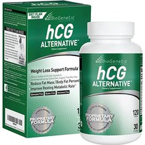 BioGenetic Laboratories 바이오제네틱 연구소 hCG 체중 감량 알약과 지방 버너 - 대사를 증진시켜 건강한 식단을 지원합니다 대체식 30일 공급 (병당 120캡슐