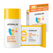 아토팜 유아용 야외놀이 선밀크 SPF50+ PA+++ 55g 세트, 8세트
