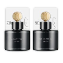몽때리 세레니테 차량용 방향제 자동차 디퓨저 120ml, 1+1시트러스라벤더