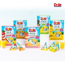 Dole 돌 얼려먹는 아이스팝 후룻팝 100%과즙 얼려먹는주스(62mlx8입)x4팩, 1개, 피치팝2+애플팝2