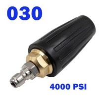 워터건 세차건 360 회전 터보 노즐 분무기 1 4 빠른 연결 4000 PSI 고압 세척기 클리너 액세서리 황동, 030