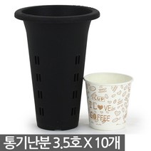 통기 난분 3.5호 10개 - 플라스틱 난 분 화분 플분 난화분 란화분 난재배분 동양란화분 난재배 통기란분 플라스틱난화분, 02_청운_통기난분(3.5호) X 10개