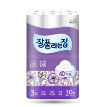 잘풀리는집 감동 롤화장지 25m, 30롤, 4팩