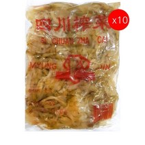 [더착한푸드]짜사이(채 명진 500g) 10개 식자재마트 대용량 업소용 짜사이 짜샤이 차샤이 차사이 중식단무지