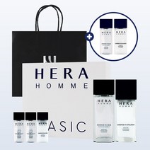 헤라 옴므 에센스 인 2종 기획세트 (스킨 20ml 로션 20ml 추가제공) 쇼핑백 포함, 1세트