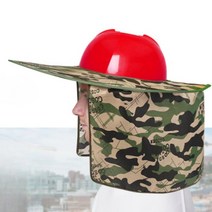 안전모 그늘막 햇빗가리개, 상품선택, 그린, 1개