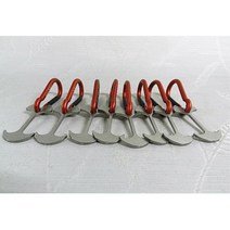 캠핑팩 스텐레스 데크팩 + 비너 8p 세트 텐트용품 차크닉 캠핑장데크 장박, 데크팩8개 + 알미늄비너8개